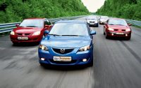 - Mazda 3, Mitsubishi Lancer, Renault Megane, Toyota Corolla, Ford Focus ( 3,  ,  ,  ,  ).   ,   