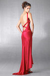 Open-Back Satin Gown
