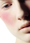 Makeup artists are thinking pink. Give a beautiful sheer translucent color to the cheek.