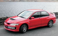 - Mitsubishi Lancer Evolution (  ).  