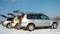 - Hyundai Tucson, Mitsubishi Outlander, Nissan X-Trail ( ,  ,  -).    