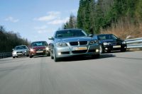 - Audi A4, Volvo S40, BMW 3 Series, Mercedes C-Class ( 4,  S40,  3-,  -). Noblesse oblige