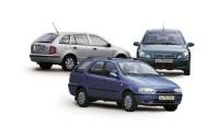 Kia Rio, Skda Fabia, Fiat Palio