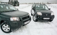 - Land Rover Freelander, Nissan X-Trail (  ,  -).   