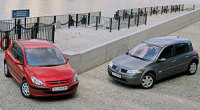 - Peugeot 307, Renault Megane ( 307,  ).   