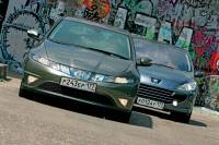 - Honda Civic, Peugeot 307 ( ,  307). , !