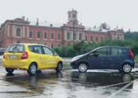 - Mitsubishi Colt, Honda Jazz ( ,  ).  