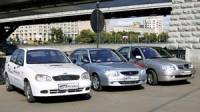 - Chery Amulet, Chevrolet Lanos, Hyundai Accent ( ,  ,  ). 