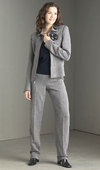   Dana Buchman. Tweed Jacket & Pants with Knit Top 