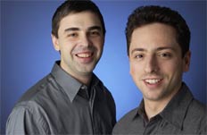   (Sergey Brin)    (Larry Page) —  Google.