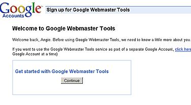    Google Webmaster Tools