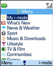 i-mode screen