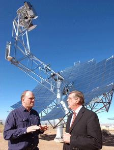   (Chuck Andraka, )   Stirling Energy Systems   (Bob Liden)         (   sandia.gov).