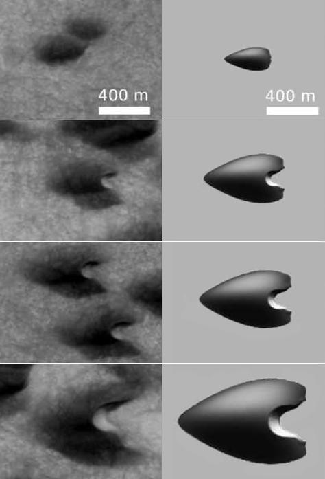            ,          ( NASA/JPL/MSSS/E.J.R. Parteli, H.J. Herrmann).