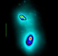      :         1600     ,     NGC 6240.          ( C. Max, G. Canalizo, W. de Vries).