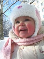 Как защитить кожу ребёнка в мороз